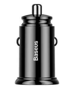 Baseus Circular 2xUSB QC3.0 5A 30W car charger (black)