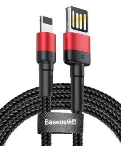 Baseus Cafule Double-sided USB Lightning Cable 2,4A 1m (Black+Red)