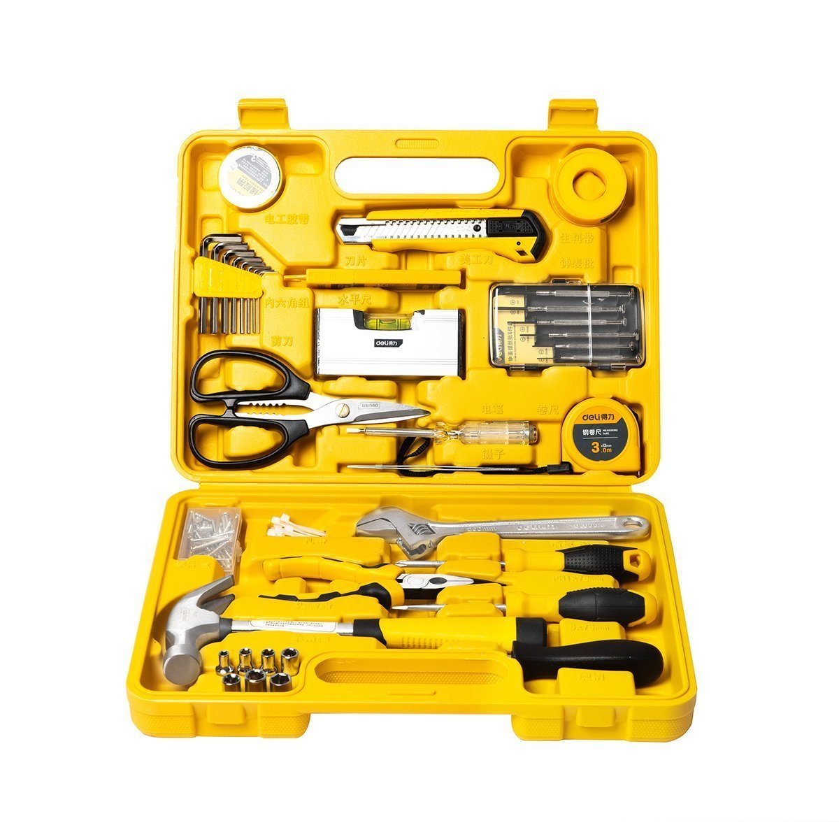 Majapidamistööriistade komplekt 38 osa Deli Tools EDL1038J