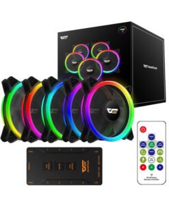Computer Fan Set ARGB Darkflash DR12 Pro 5in1 120x120 (black)