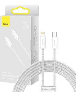 USB-C cable for Lightning Baseus Dynamic Series, 20W, 2m (white)