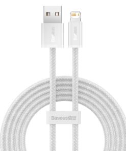 Baseus Dynamic cable USB to Lightning, 2.4A, 2m (White)