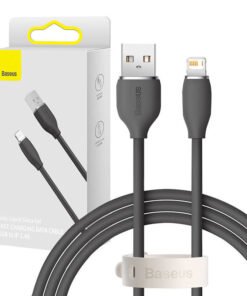 Baseus Jelly  cable USB to Lightning, 2,4A, 1,2m (black)