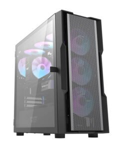 Darkflash DK431 Mesh computer case (black) + 4 ARGB fans