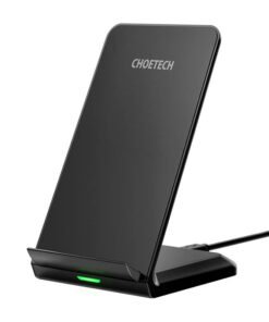 Choetech 10W inductive wireless charger with stand (black)