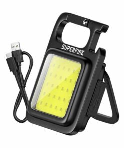 Superfire MX16 taskulamp, 600 lm, 500 mAh, USB-C, 4 režiimi