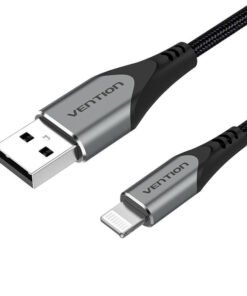 Cable USB 2.0 to Lightning, Vention LABHF 2.4A 1m (Gray)