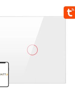 Smart Light Switch ZigBee Avatto ZTS02-EU-W1 1 Way TUYA (white)