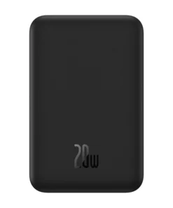Väline akupank Baseus Magnetic Mini 20000mAh, USB-C 20W MagSafe (must)