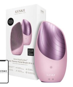 Sonic Thermo Facial Brush 6 in 1 Geske with APP (pink)