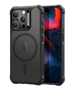 ESR Air Armor ümbris iPhone 15 Pro jaoks, Magsafe (must)