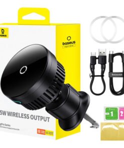 Magnetic Car Phone Holder Baseus MagPro 15W (black)