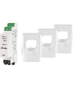 Shelly PRO 3EM 400A kahefaasiline energiamõõtja, WiFi/Bluetooth