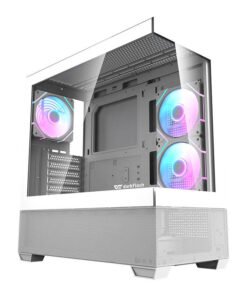 Darkflash DS900 AIR computer case (white) + 6 ARGB fans