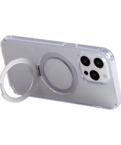 Magnetiline kaitseümbris telefonile koos hoidikuga Joyroom JR-BP004 iPhone 15 Pro jaoks (läbipaistev)