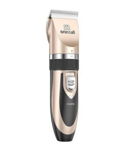 Oneisall P2 Pet Trimmer / Clippers + Scissors + Comb Set (Gold)