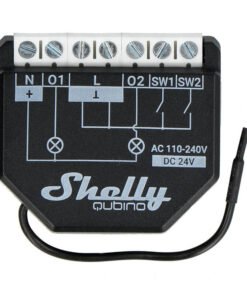 Shelly Qubino Wave2PM kontroller, 2-kanaliga, Z-Wave (võimsuse mõõtmine)