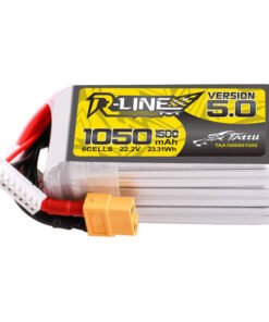 Tattu R-Line 5.0 1050mAh 22.2V 6S 150C XT60 Plug Battery