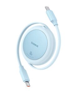 Baseus Free2Pull Mini USB-C to USB-C 60W USB cable, 1m (blue)