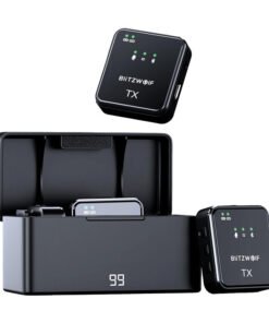 BlitzWolf Wireless Microphone, BW-SX63, 1000mAh (black)