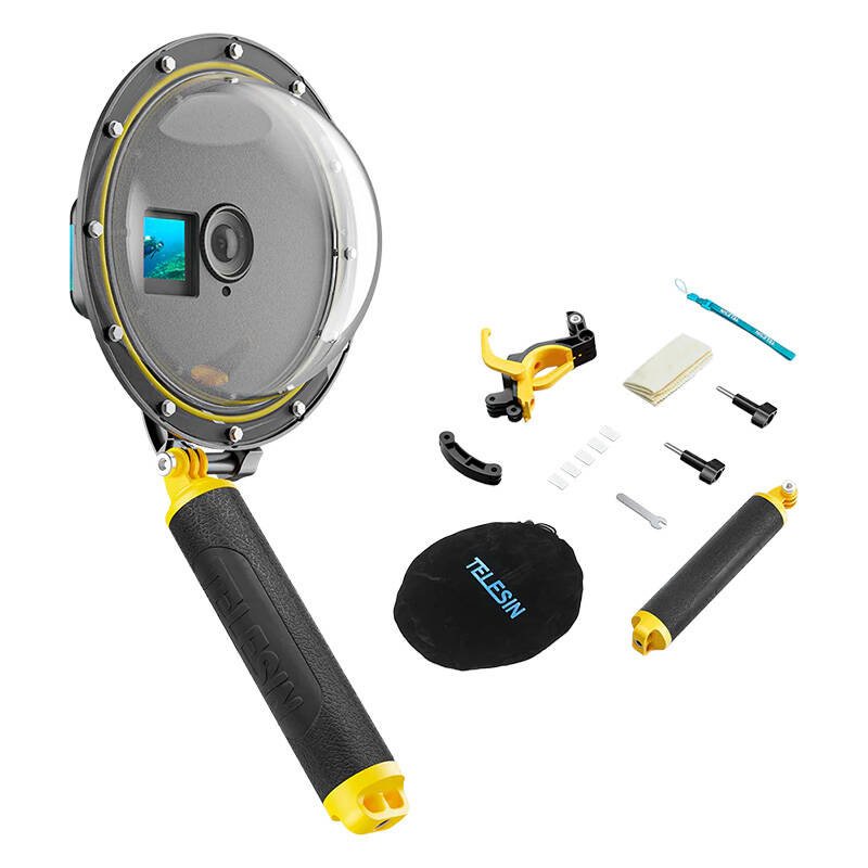 TELESIN povandeninis dėklas, skirtas DJI Action 3 / 4 / 5