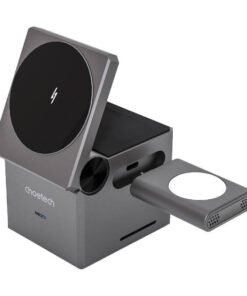 Choetech T632-F 3-in-1 15W inductive charger (black)