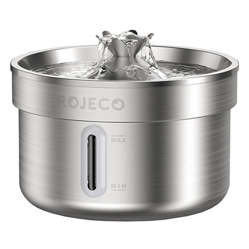 Stainless steel fountain / drinker for dog and cat 2l Rojeco