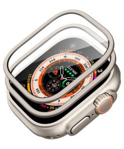 Apple Watch Ultra ESR 49mm (ümbris+klaas) (titaan) kaitsekomplekt