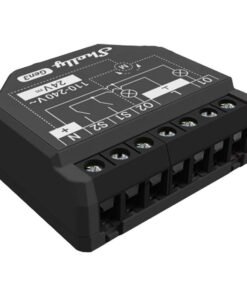 Shelly 2PM Gen3 2-kanaliga kontroller, WiFi/Bluetooth (energia mõõtmine)