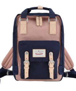 Himawari 188L 14'' laptop backpack (navy blue and pink)