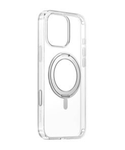 Magnetinis dėklas su stovu Baseus SkyRing 360° iP16 Pro (skaidrus)