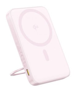Baseuse varupatarei alusega PicoGo Qi2 5000mAh 20W (roosa)