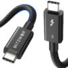 BlitzWolf BW-HDC8 240W USB-C į USB-C laidas, 0,5 m (juodas)