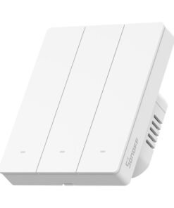 Sonoff ZBM5-3C-80W (3-kanaliline) Zigbee nutikas puutetundlik seinalüliti