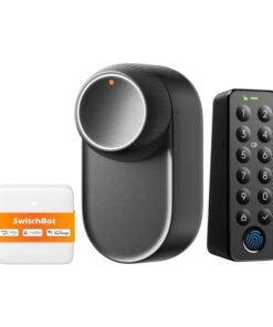 SwitchBot Ultra 3-in-1 smart lock with Hub Mini Matter control panel and Keypad keypad