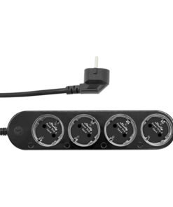 Smart 12A Shelly Power Strip 4 Gen4 Zigbee/Matter black